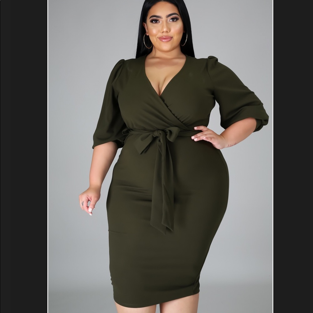 Simple Things Dress - Olive